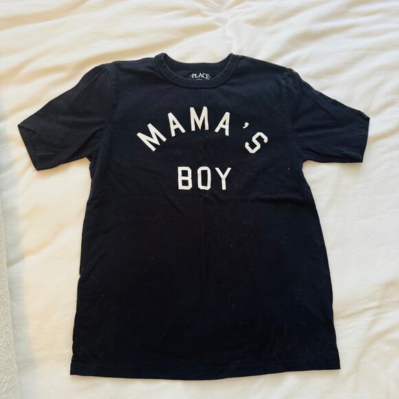 Children’s Place Boy's Graphic T-Shirt "Mama's Boy" Size M 7/8 - Picture 4 of 4